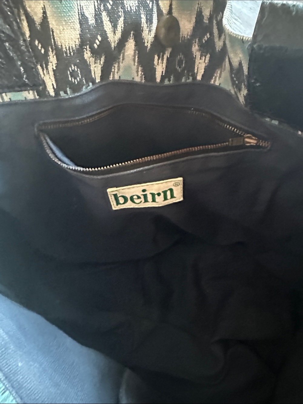 Beirn Ikat Python Tote - Picture 6 of 7